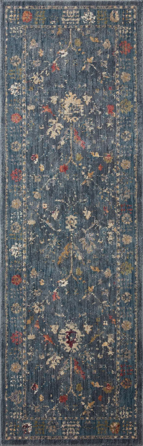 Loloi Giada Gia-06 Denim/Multi Rugs - runner flat