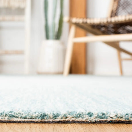 Safavieh Micro-Loop 5'-0" x 8'-0" Rug in Aqua