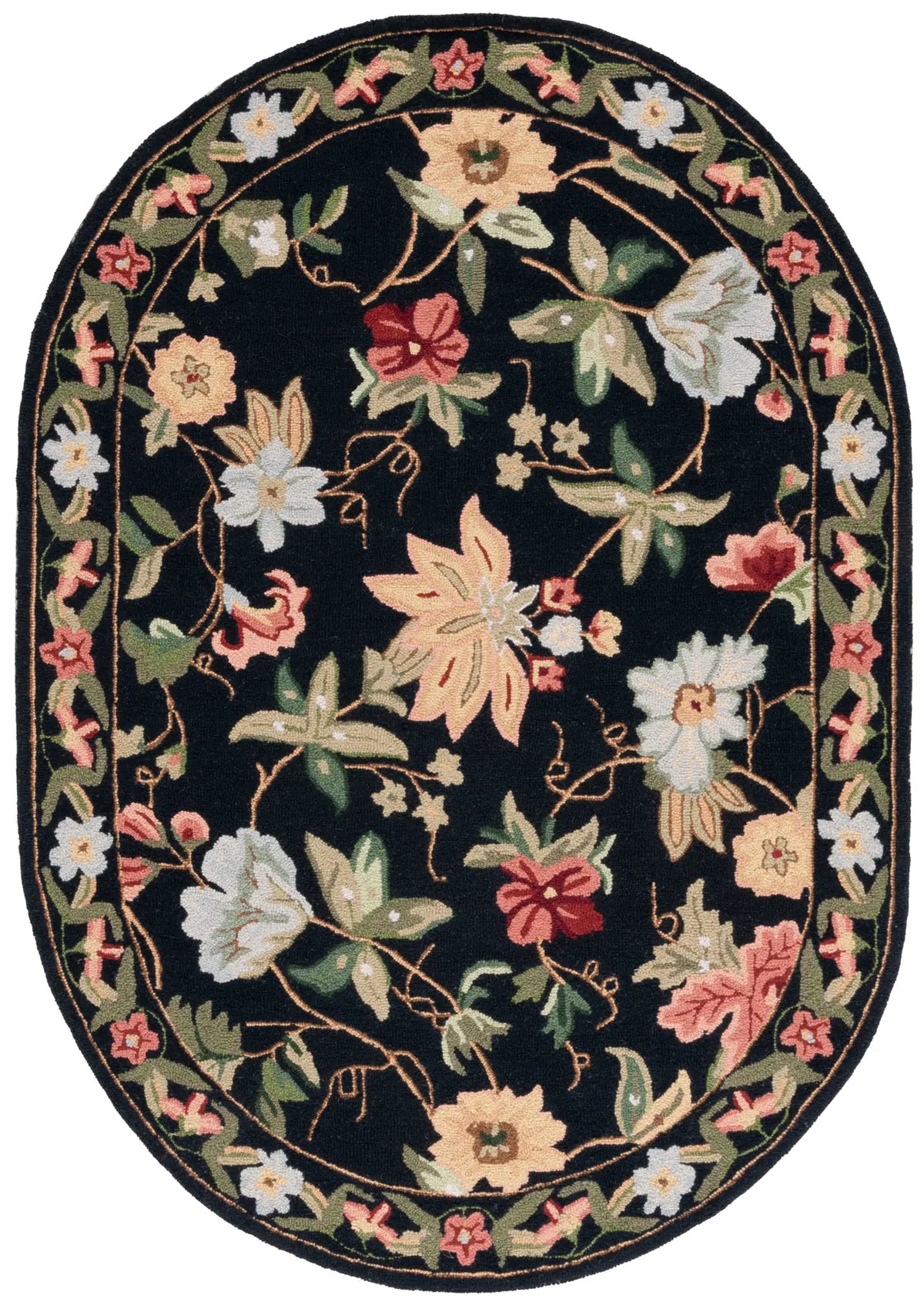 Safavieh Chelsea 4'-6" x 6'-6" Rug in Black