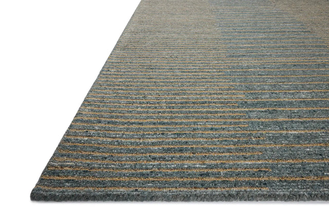 Loloi Elias Ela-03 Slate/Natural Rug - rug corner