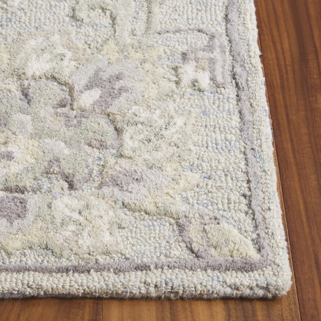 Safavieh Glamour 5'-0" x 8'-0" Rug in Light Blue / Ivory