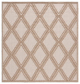 Safavieh Global 6'-7" x 6'-7" Rug in Beige / Brown