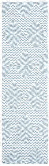 Safavieh Marbella 2'-3" x 8'-0" Rug in Light Blue / Ivory
