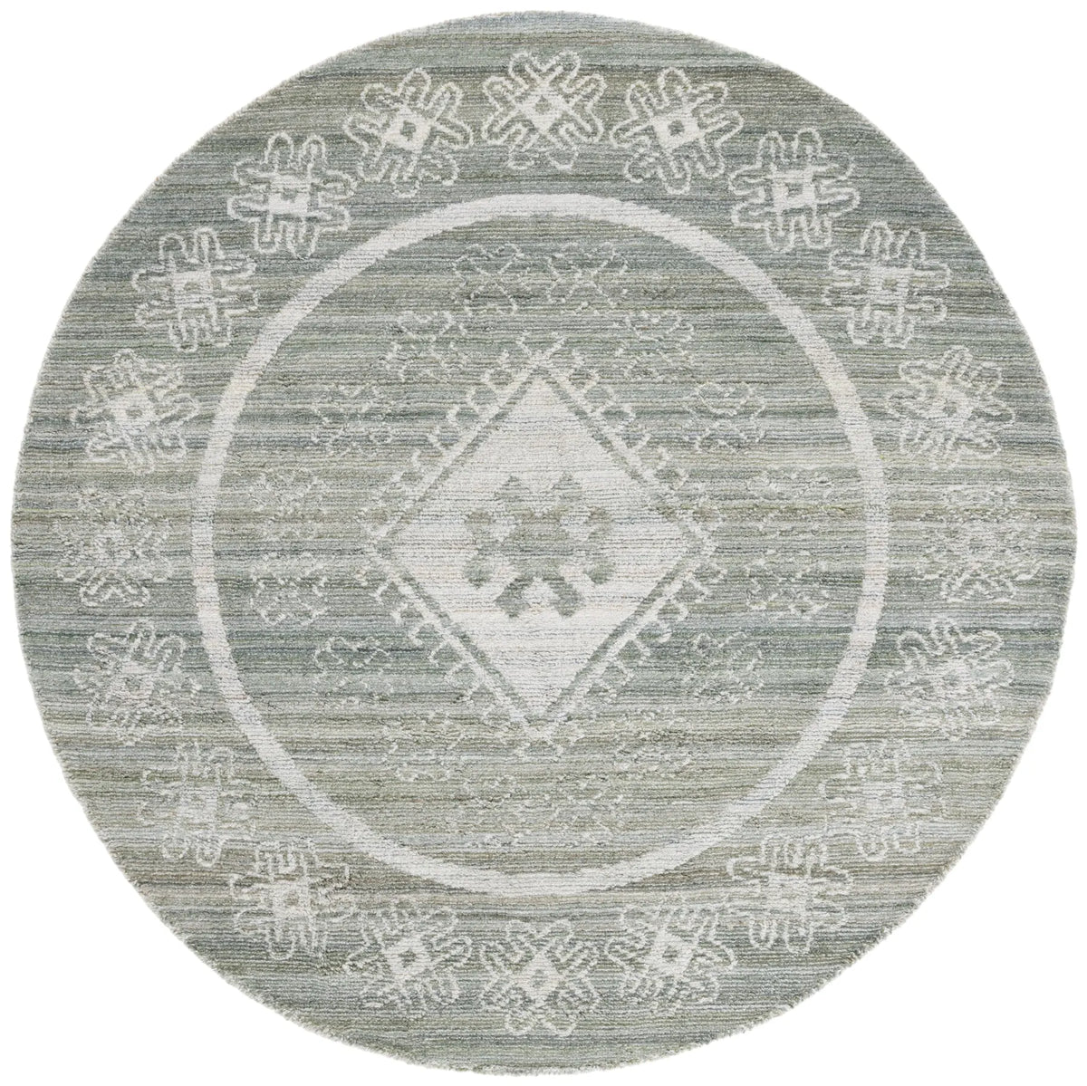 Safavieh Marquee 6'-0" x 6'-0" Rug in Green / Sage