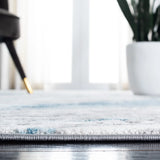 Safavieh Meadow 500 4'-0" x 6'-0" Rug in Grey / Blue