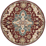 Safavieh Aspen 5'-0" x 5'-0" Rug in Red / Blue