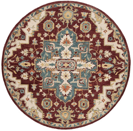 Safavieh Aspen 5'-0" x 5'-0" Rug in Red / Blue