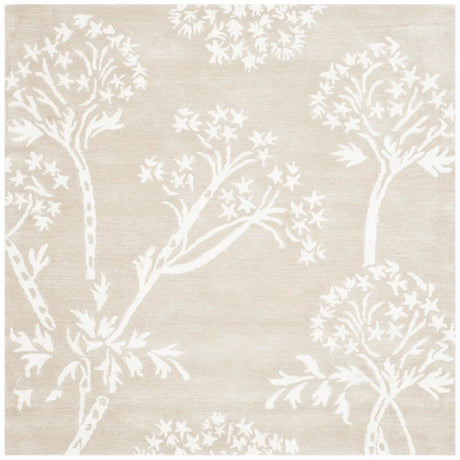 Safavieh Bella 5'-0" x 5'-0" Rug in Sand / Ivory