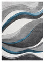 Safavieh Hollywood 4'-0" x 6'-0" Rug in Grey / Turquoise