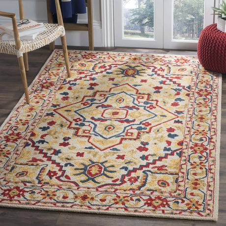 Safavieh Aspen 4'-0" x 6'-0" Rug in Ivory / Multi