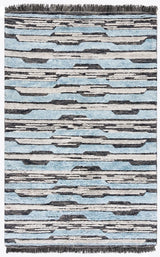 Safavieh Kenya 4'-0" x 6'-0" Rug in Charcoal / Blue