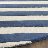 Safavieh Cambridge 6'-0" x 6'-0" Rug in Navy / Ivory