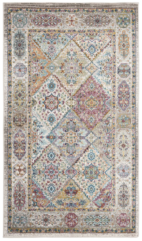 Safavieh Aria 3'-0" x 5'-0" Rug in Cream / Multi