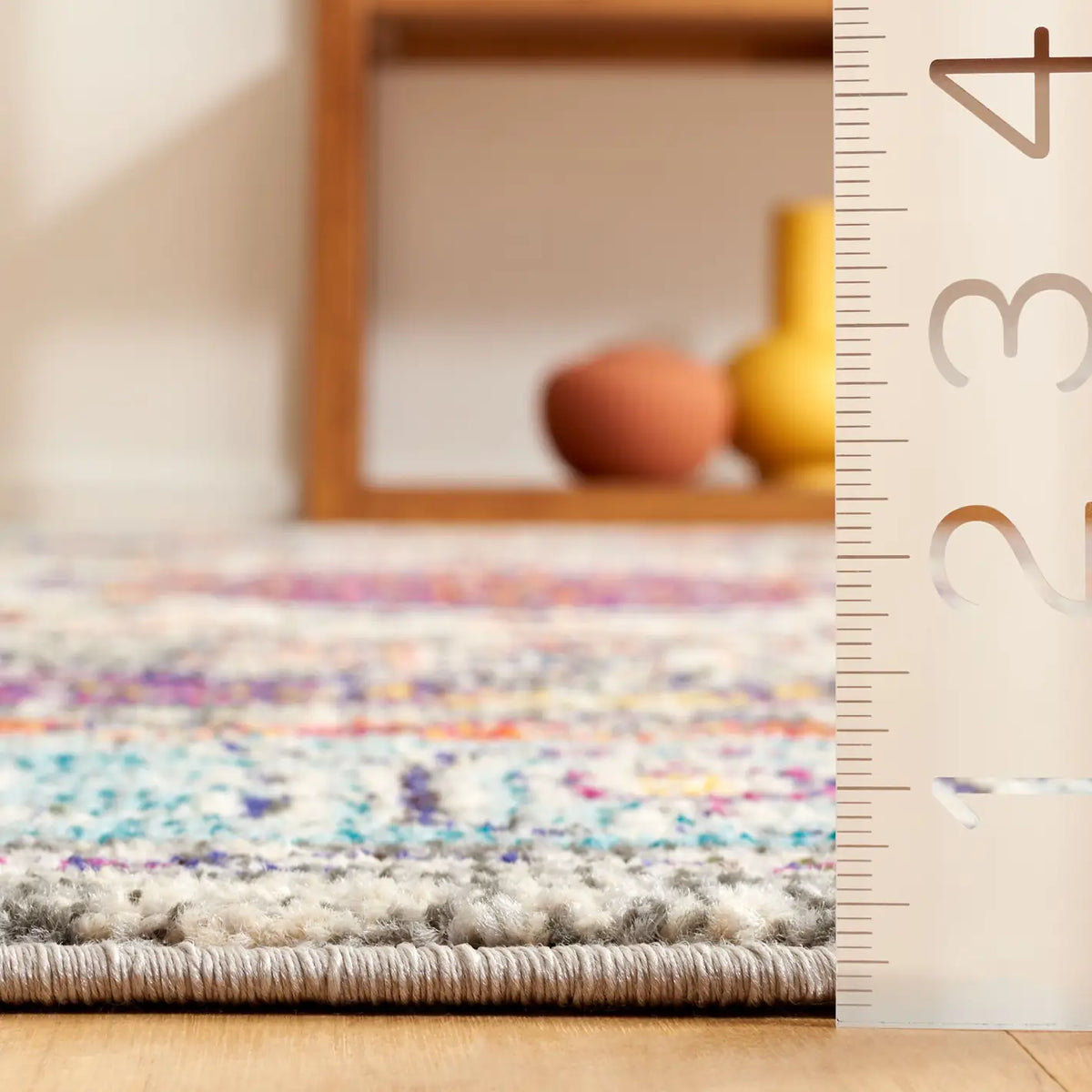 Safavieh Monaco 4'-0" x 5'-7" Rug in Violet / Light Blue