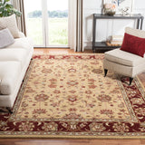 Safavieh Heritage 7'-6" x 9'-6" Rug in Ivory / Red
