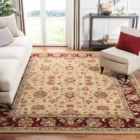 Safavieh Heritage 7'-6" x 9'-6" Rug in Ivory / Red