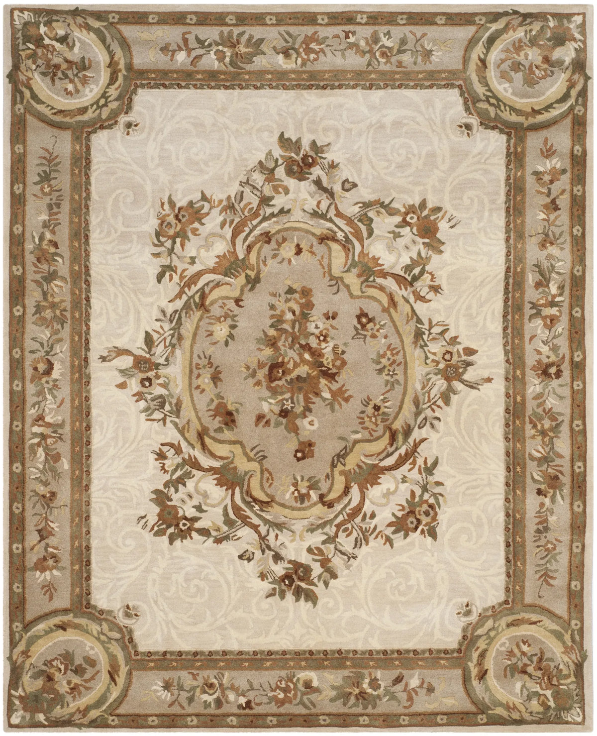 Safavieh Empire 9'-6" x 13'-6" Rug in Ivory / Light Grey