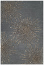 Safavieh Soho 2'-0" x 3'-0" Rug in Dark Grey / Silver
