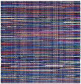 Safavieh Rag Rug 6'-0" x 6'-0" Rug in Blue / Multi