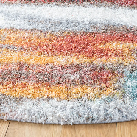 Safavieh Calista 6'-7" x 6'-7" Rug in Ivory / Rust