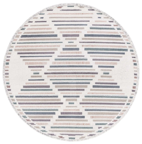 Safavieh Marrakesh 6'-7" x 6'-7" Rug in Ivory / Multi