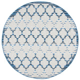 Safavieh Cabana 6'-7" x 6'-7" Rug in Grey / Blue
