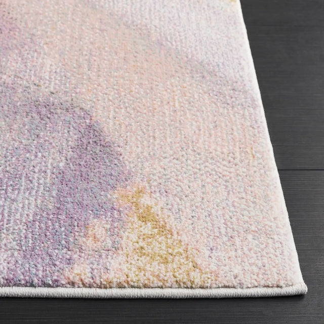 Safavieh Porcello 4'-0" x 6'-0" Rug in Blue / Pink