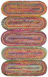 Safavieh Cape Cod 3'-0" x 5'-0" Rug in Red / Multi