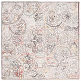 Safavieh Metro 6'-0" x 6'-0" Rug in Ivory / Red