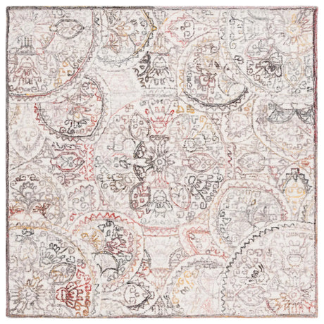 Safavieh Metro 6'-0" x 6'-0" Rug in Ivory / Red