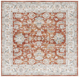 Safavieh Avalon 6'-7" x 6'-7" Rug in Rust / Ivory