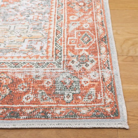 Safavieh Arizona 4'-0" x 6'-0" Rug in Rust / Sage