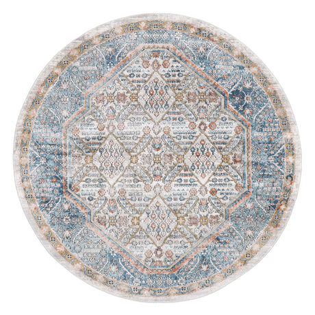 Safavieh Shivan 6'-7" x 6'-7" Rug in Blue / Red