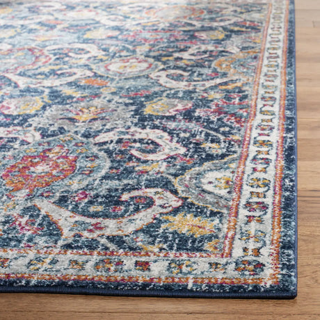 Safavieh Evoke 4'-0" x 6'-0" Rug in Navy / Fuchsia