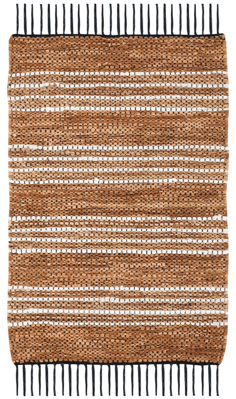 Safavieh Vintage Leather 2'-0" x 3'-0" Rug in Brown / Natural