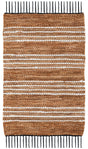 Safavieh Vintage Leather 2'-0" x 3'-0" Rug in Brown / Natural