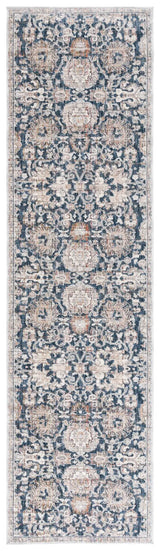 Safavieh Sutton 2'-2" x 8'-0" Rug in Navy / Beige Brown