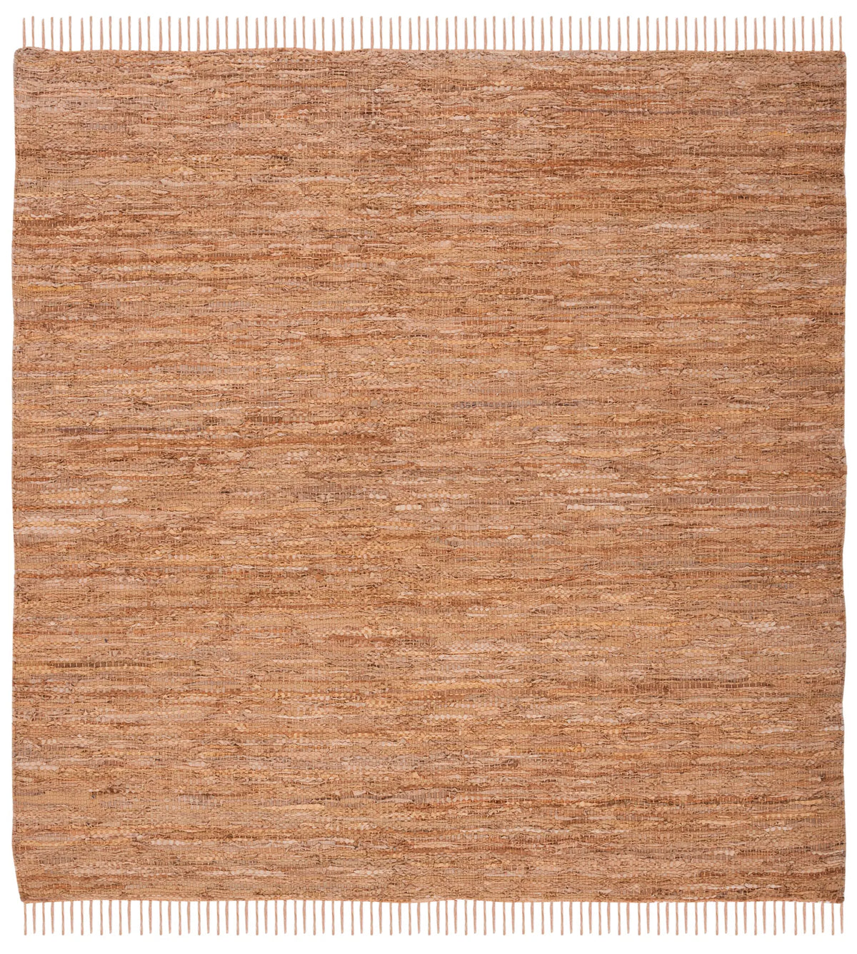 Safavieh Vintage Leather 7'-0" x 7'-0" Rug in Light Gold