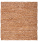 Safavieh Vintage Leather 7'-0" x 7'-0" Rug in Light Gold