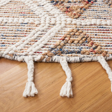 Safavieh Natura 6'-0" x 6'-0" Rug in Ivory / Red