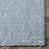 Safavieh Courtyard 4'-0" x 5'-7" Rug in Blue / Light Grey