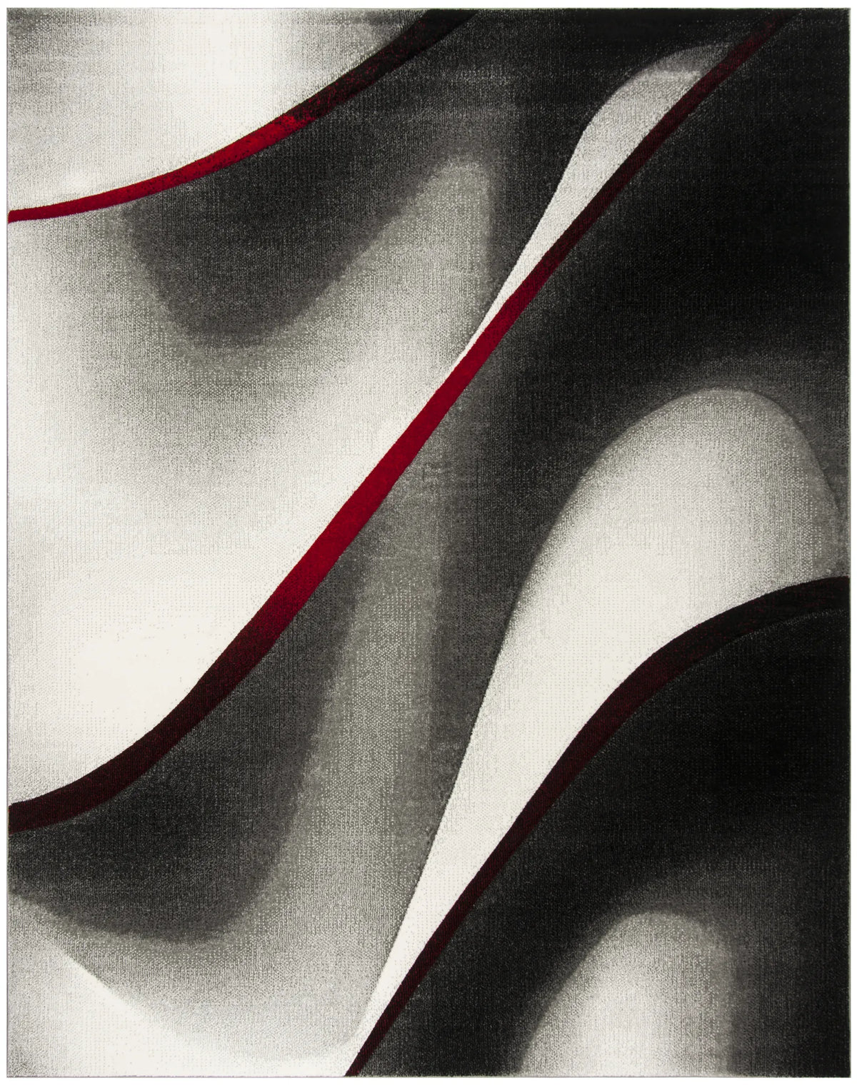 Safavieh Hollywood 10'-6" x 14'-0" Rug in Grey / Red