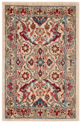 Safavieh Kashan 2'-0" x 3'-0" Rug in Ivory / Taupe