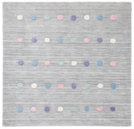 Safavieh Safavieh Kids 5'-0" x 5'-0" Rug in Silver