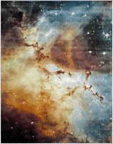 Safavieh Galaxy 10'-6" x 14'-0" Rug in Orange / Multi