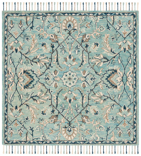 Safavieh Blossom 6'-0" x 6'-0" Rug in Blue / Ivory