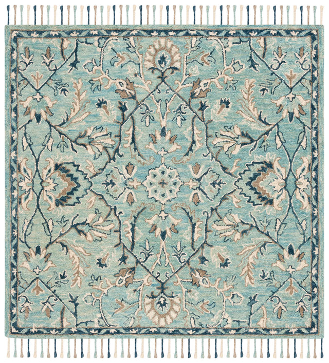 Safavieh Blossom 6'-0" x 6'-0" Rug in Blue / Ivory