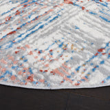 Safavieh Shivan 100 6'-7" x 6'-7" Rug in Ivory / Rust