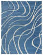 Safavieh Florida Shag 9'-6" x 13'-0" Rug in Light Blue / Cream