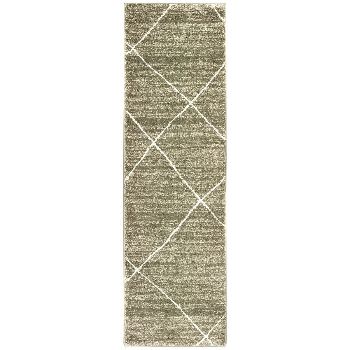 Oriental Weavers Sphinx Carson 9661A Grey / Ivory Rugs - runner